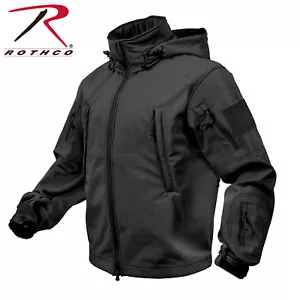 US Special Spec Ops Softshell Army Tactical Outdoor Leisure Jacket Black XXXXXL - Picture 1 of 5