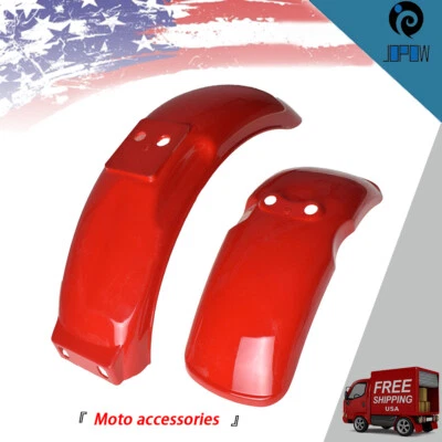 Guardabarros de plástico rojo para Honda Mini Trail Z50 Z50A Z50J Z50R Foto 1 de 4