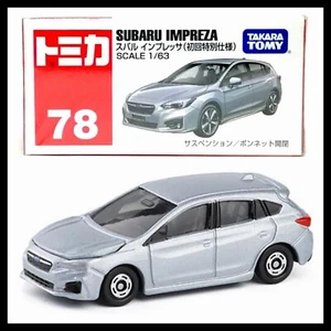 TOMICA 78 SUBARU IMPREZA 1/63 TOMY NEW DIECAST CAR silver 2017 A - Picture 1 of 9