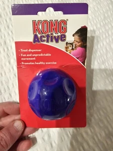 Kong Active TREAT DISPENSER - (1) Interactive BALL For Cats or Toy Breed Dogs - Picture 1 of 3