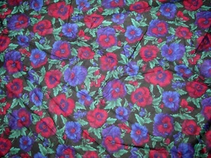 Kaufman Tropical Floral Print Fabric Sold by the Yard 44" wide - Picture 1 of 1
