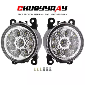 Pair LED Fog Light Driving Lamp Assembly For Mitsubishi Eclipse 2006 2007 2008 - Picture 1 of 17