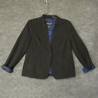 American Eagle Blazer Womens Small Black Long Sleeve Lined Jacket