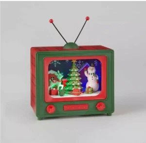 Target Wondershop Animated TV Scene Television Christmas Holiday Decoration 2021 - Picture 1 of 2