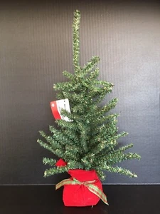 Green Mini Christmas Tree 16" Table Top Decor  by Ashland New - Picture 1 of 2