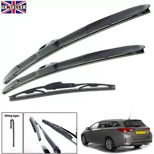 Fits Toyota Auris Estate 2013+ Hybrid Wiper Blades Set of 3 HY-035 26"14"12"HRC - Picture 1 of 12