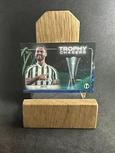 ISCO 2024-25 Topps Competiciones UEFA Trofeos Cazadores ICY Azul REAL BETIS /75 - Imagen 1 de 2