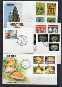 PNG FDCs X 5 GREAT WAY TO GET VFU SETS. - Foto 1 di 1
