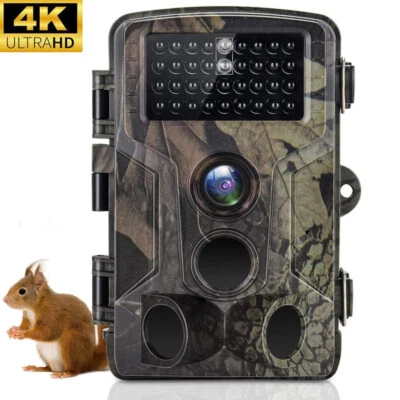 Wildlife Trail Camera 50MP 4K Game Hunting Cam Night Vision Motion Activated - image 1 of 4