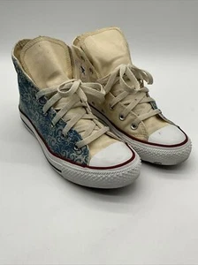 Converse Chuck Taylor All Star High ungebleicht weiß mit Design Damengröße 6 - Bild 1 von 23