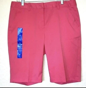 Greg Norman Signature Series Women’s Pink Golf Athletic Bermuda Shorts Sz 10 - Picture 1 of 3