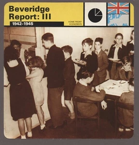 Informe Beveridge: tarjeta de servicio de edición III economía de la Segunda Guerra Mundial - Imagen 1 de 1