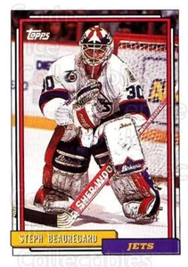 1992-93 Topps #62 Stephane Beauregard - Picture 1 of 1
