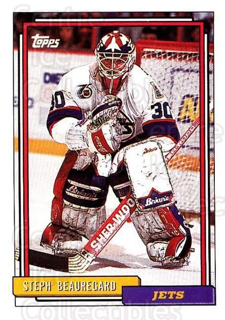 1992-93 Topps #62 Stephane Beauregard - Image 1 of 1