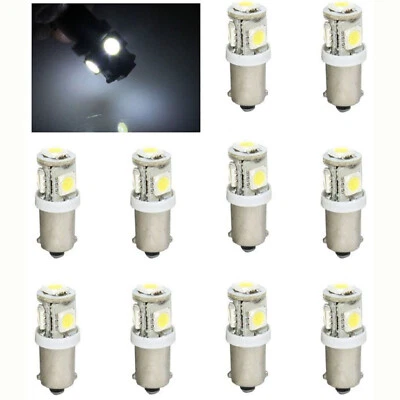 (10) 5-LED Dash Indicator Instrument Panel Cluster Gauges Glove Box Light Bulbs - Image 1 of 4
