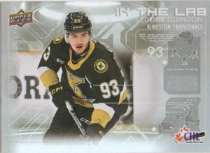 24-25 2024-25 CHL Cedrick Guindon en el laboratorio #IL-9 Kingston Frontenacs - Imagen 1 de 1