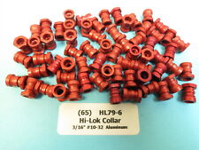 40 HL87W8 Hi-Lok Stainless Steel Collars for 1/4”-28 Pins Aircraft Aerospace 