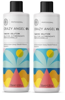 Crazy Angel 6% Bräunungslösung 200ml 2er Pack