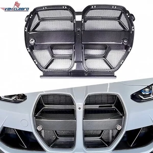 Prepreg Dry Carbon Fiber CLS Style Front Bumper Grille For BMW G80 G82 G83 M3 M4 - Picture 1 of 6