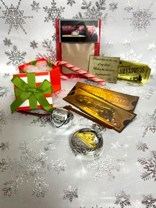 Polar Express Film inspiriert Jingle Bell Tickets ansehen LetterA heiße Schokolade - Bild 1 von 10