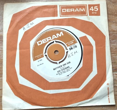 CAT STEVENS - Matthew and Son 7” DERAM DM. 110 Pop Folk - Image 1 of 4