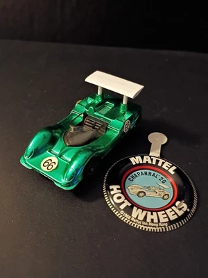Hotwheels Redline Chaparral 2G verde 1969 con distintivo  - Immagine 1 di 4