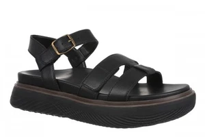 Vionic Solana Women's Supportive Adjustable Slide Platform Sandal Black - 6 Wide - Picture 1 of 1