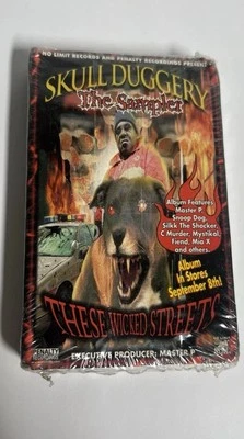Skull Duggery These Wicked Streets Cassette Tape Sampler Unopened Rare NOLA Rap - Image 1 of 4