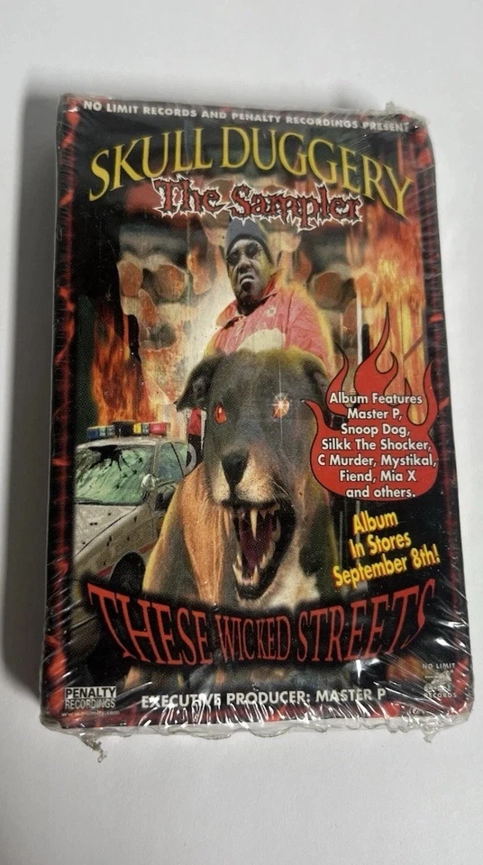 Skull Duggery These Wicked Streets Cassette Tape Sampler Unopened Rare NOLA Rap - Image 1 of 4