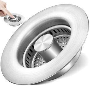 Upgraded 3 in 1 Kitchen Sink Drain Strainer & Stopper, Premium SUS304 Sink Dr... - Picture 1 of 7