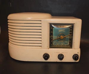 HERMOSO RECEPTOR DE RADIO MODELO ZENITH 1941 6D512W FUNCIONANDO EN BLANCO DE FÁBRICA - Imagen 1 de 9
