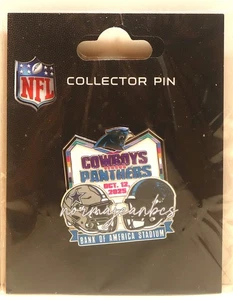 PIN TEMPORADA 2025 DALLAS COWBOYS VS CAROLINA PANTHERS 12 DE NOVIEMBRE 2025 DÍA DEL JUEGO - NUEVO - Imagen 1 de 1