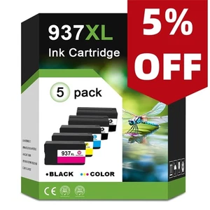 1-5x Druckerpatronen für HP-937 e Officejet Pro 9730 e 9120 e 9720 e 9132 e 9100 - Bild 1 von 12