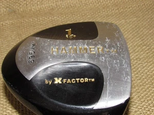 HAMMER 10* Driver by X FACTOR 595mm ~ SmartShaft Graphite Low Torque Super Lite - Picture 1 of 16