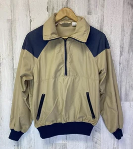 Vtg LL Bean Windbreaker Jacket 1/2 Zip Pullover 1565 Made In USA Sz S - Picture 1 of 12