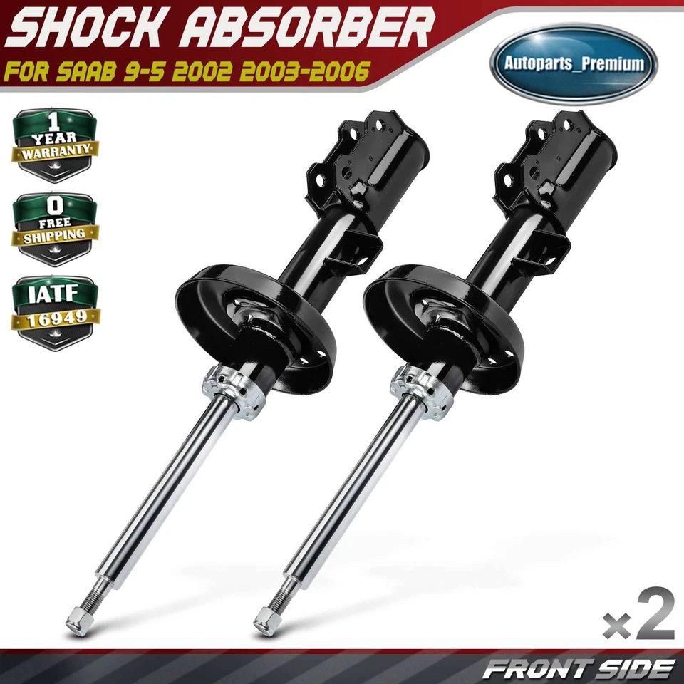 2x Amortiguador lateral L&R delantero conductor y pasajero para Saab 9-5 2002 2003-2006 Foto 1 de 4