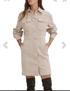 SALE COUNTRY ROAD Dress Jacket Coat Denim Size 6 Never Worn New Condition Stone - Picture 1 of 5