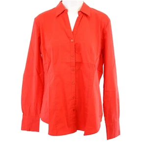 Damen Bluse Rot MORE MORE Hemd Tunika Oberteil Shirt Größe 40 L Slim Np 39 Neu - Bild 1 von 3
