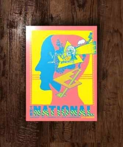 The National with Alvvays Stanford CA Frost AMP 9/1/2019 Official Concert Poster - Picture 1 of 1