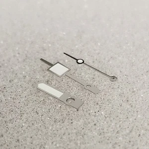 Manecillas de reloj geométricas cuadradas verdes agujas luminosas para movimiento NH35/36/4R/7S - Imagen 1 de 4