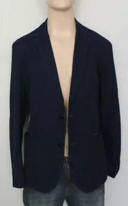 Guess LA Bond Stretch Blazer Size 2XL New Blue - Picture 1 of 11