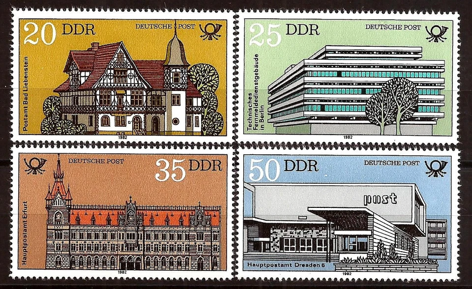 [8213] DDR, Germany,  1982 MNH** Post Buildings - Image 1 of 1