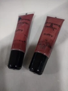 Lote De 2 Labios Líquidos Glominerales Sensuales 0.4oz Glo Minerals Rojo Nuevo - Imagen 1 de 3