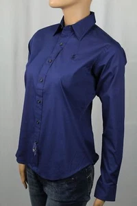Ralph Lauren Navy Blue Classic Fit Blouse Shirt Navy Blue Pony NWT - Picture 1 of 1
