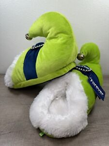 men’s seattle seahawks elf slide slippers With Bell,M Forever Collectibles NFL