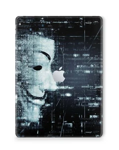 Apple iPad Skin Schutzfolie Aufkleber Wrap Design Sticker Folie Skins Anonymous - Bild 1 von 1