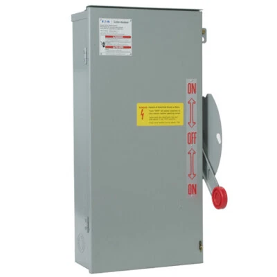 Eaton Double Throw 200 Amp Generator Transfer Switch DT224URK-NPS - Image 1 of 2