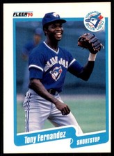 1990 Fleer Tony Fernandez Baseball Cards #80