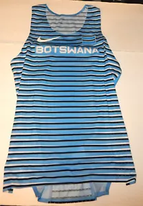 Nike Team Botswana Pro Elite Aeroswift Men's Running Singlet Size S CI5897-412 - Picture 1 of 3