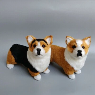 Реалистичная плюшевая игрушка-симулятор собаки мягкая игрушка корги кукла животное подарок для детей - Изображение 1 из 4